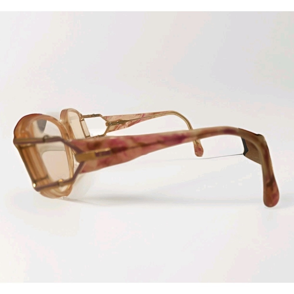 SL Gold & Marble Pink Vintage Eyeglass - Picture 2 of 12